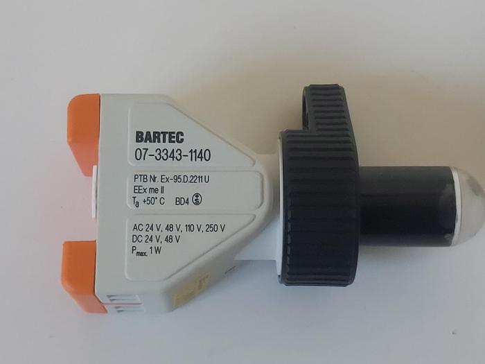 Ex Leuchtmodul + Vorsatz, Weiß, 07-3343-1140 + 05-0003-0016, Bartec neu