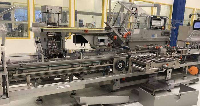 Used N 14171 D - Cartoner IWKA CPSR for Bottles