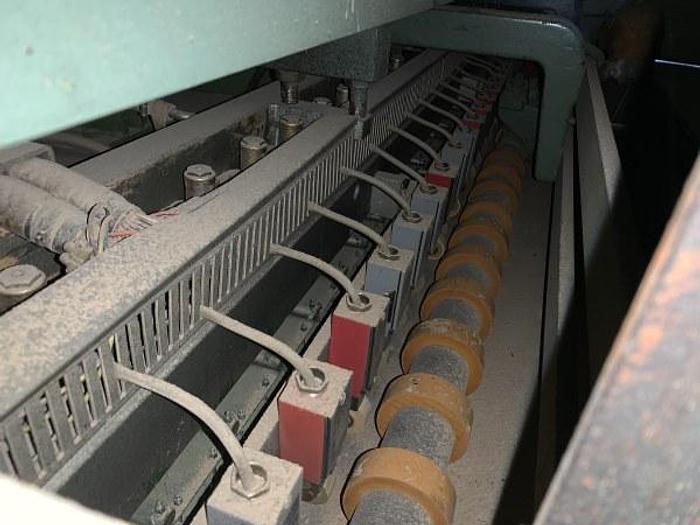 Used HEESEMAN DVB-2 FEED-THROUGH DOUBLE CROSS-BELT FINISH SANDER