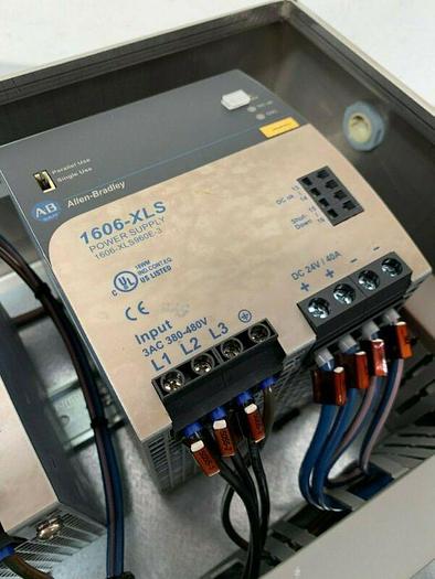 Used Ilinox Stainless Steel Enclosure w/ Allen-Bradley 1606-XLE/XLS Power Supplies