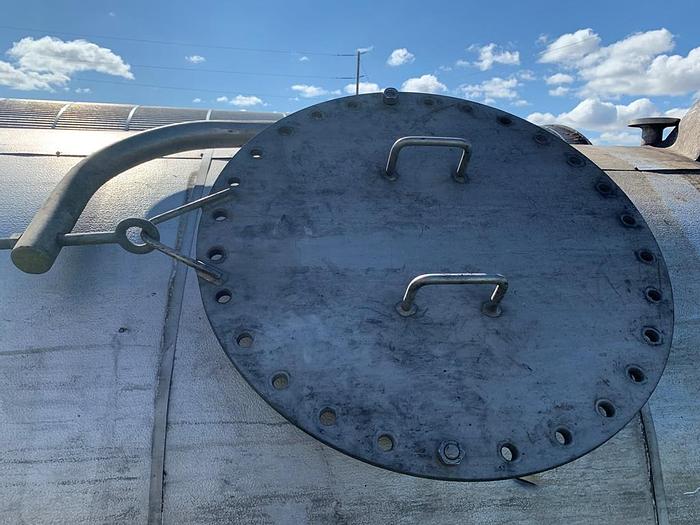 Used Tank, 2,100 Gallon, 316L Stainless Steel, UL 142 Rated, #S743620