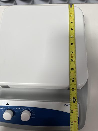 Used VWR 97042-674 10x10 Hot Plate Stirrer 1550W, 120V