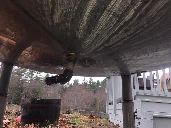 Used Tank, 1,000 Gallon, S/st, Jkt, 70" x 106" #A742580