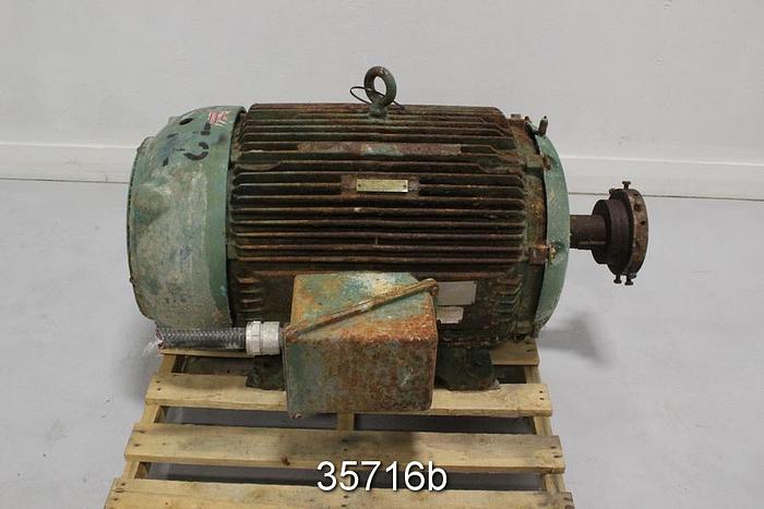 Used Siemens-Allis 200 HP Ac Motor, 1780 RPM, 2300 Volts, 447T Frame #35716