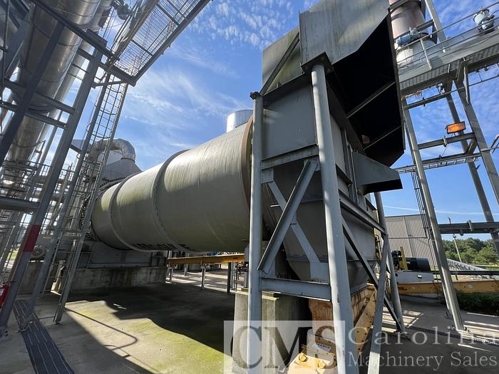 Used Buhler Aeroglide 13x60 Stainless Steel Drum Dryer with Burner