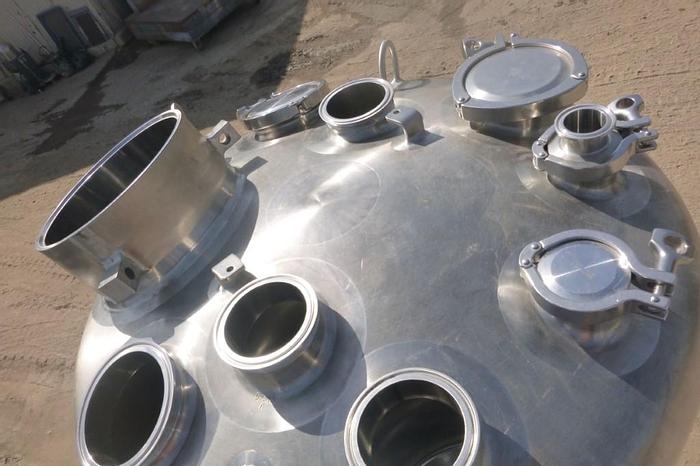 Used Tank, 125 Gallon, 316 Stainless Steel,  FV, 30 PSI, Fieldmeier, 24" X 52", #S743747
