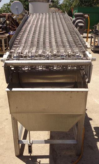 Used Conveyor, Belt, 20" x 66", S/st, Incline, Dewatering #S743099