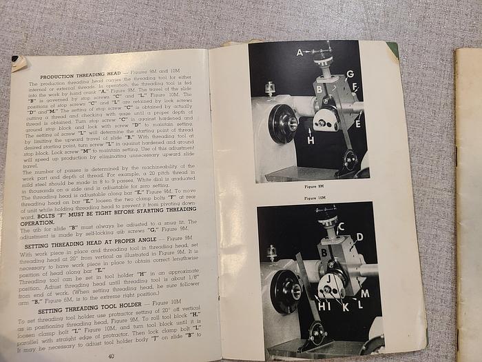 Used Hardinge HC Auto Threading Chucker Lathe