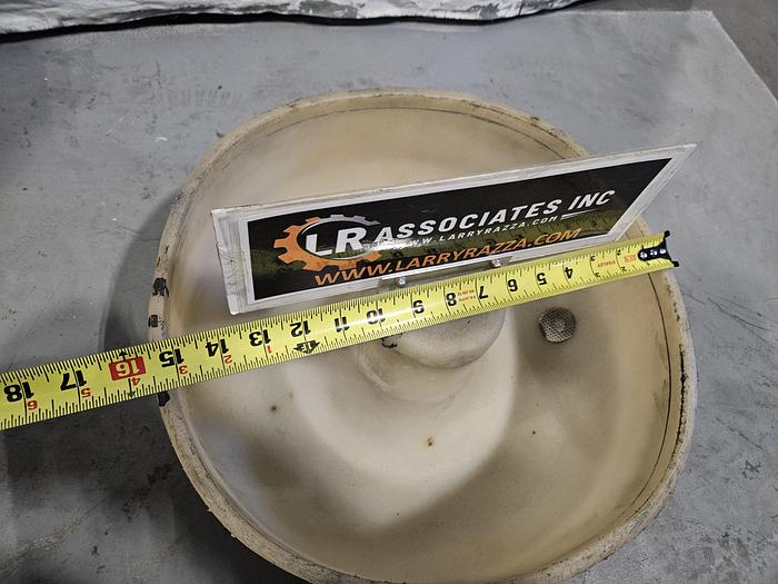 Used Belair Replacement Barrel Tub for Vibratory Finisher 1.5 Cubic Ft