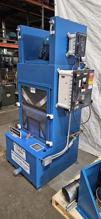 Used FILTER 1 HYDROTRON WET DUST COLLECTOR – 1000 CFM – COMBUSTIBLE DUST SAFE – 460V 3PH