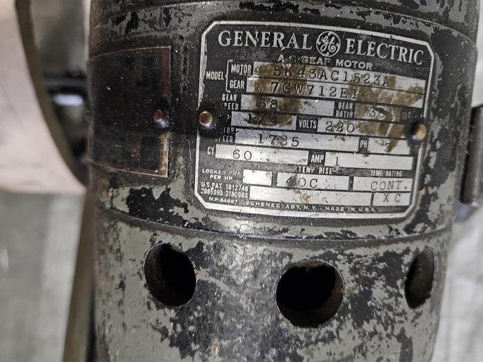 Used Littell 48 Inch Reel Payoff for feeding metal stock to power punch press