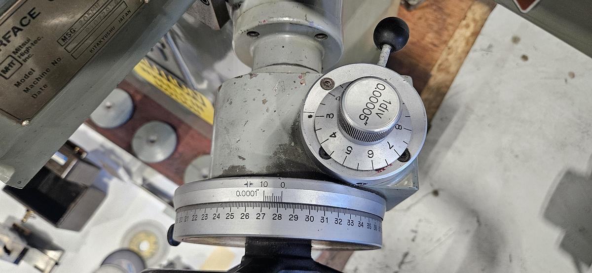 Used MITSUI HIGH-TEC MSG-205MH 6" × 18" PRECISION SURFACE GRINDER – FAGOR 2-AXIS DRO – WALKER CERAMAX MAGNETIC CHUCK – PRECISION SINE VISE – EXTRA WHEELS, HUBS & TOOLING – 220V 3 PHASE – TESTED & RUNNING