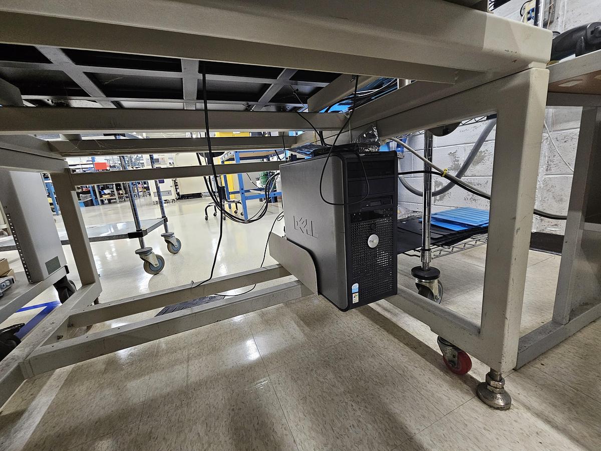 Used MIRTEC MV-2HTL Desktop AOI Vision Inspection System – 2006  Offline PCB Inspection • Tested & Running • Complete Workstation