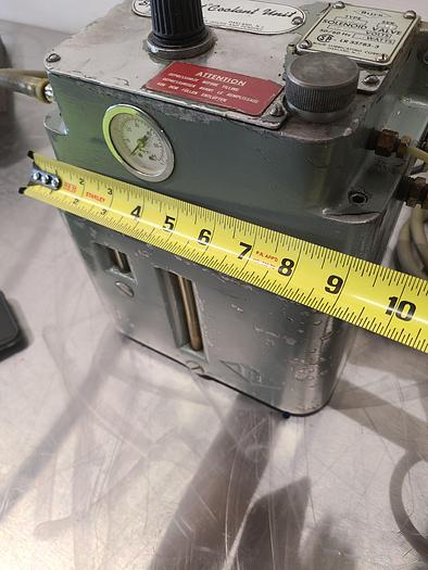 Used BIJUR Spraymist Coolant Unit for cutting Metal on Milling Lathe Saw Machinery Metal Lubrication