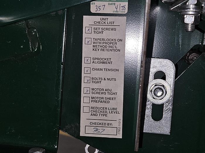 Used Rapistan Demag Power Conveyor 64 x 14 inch 208 230 460 3 phase