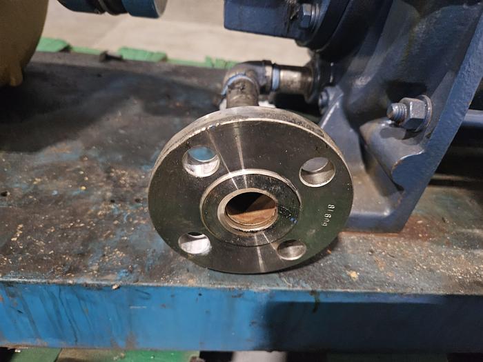 Used Kinney Tuthill Liquid Ring Two Stage Vacuum Pump #VLRC-125-FA2 with Baldor 15HP Motor