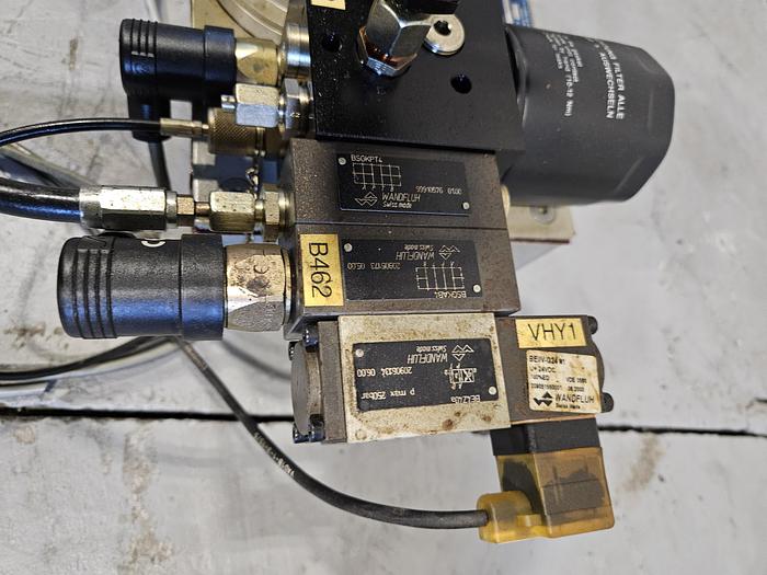 Used Bachofen Hydraulik HA3BL190 Hydraulic Pump with Valves