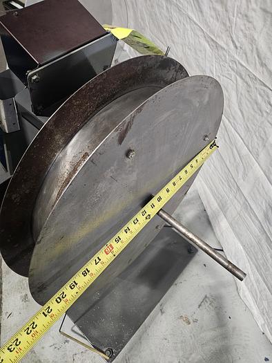 Used Motorized Stock Reel Material Payoff Feed Automatically Feeds Metal Stock To Press
