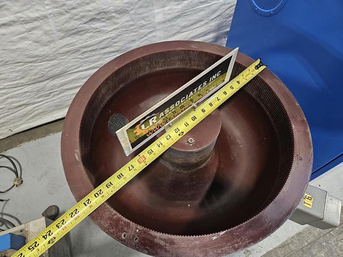 Used Vibratory Finisher Machine Tumbler 1.2 Cubic Foot 110V