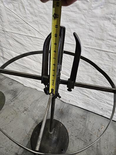 Used Littell 24 inch Reel Payoff for feeding metal stock to power punch press