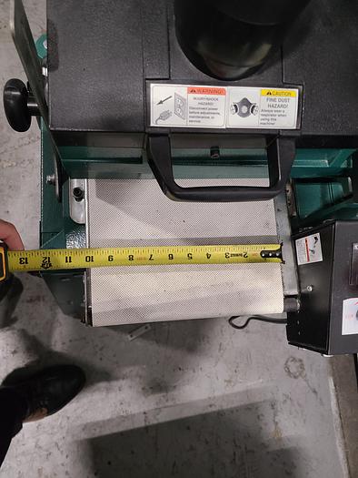 Used Grizzly Model G0716 10 Inch Drum Sander Conveyor Sand Wood Flat