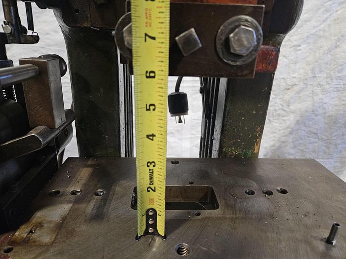 Used Perkins 9 Ton Punch Press  Stamping Crimping Steel Brass