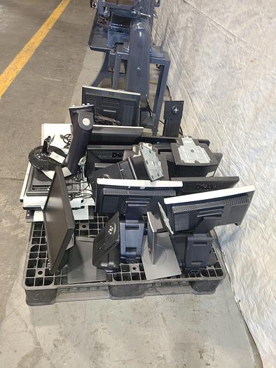 Used One Lot of 10 Inch Flat Screen Monitors All for one price