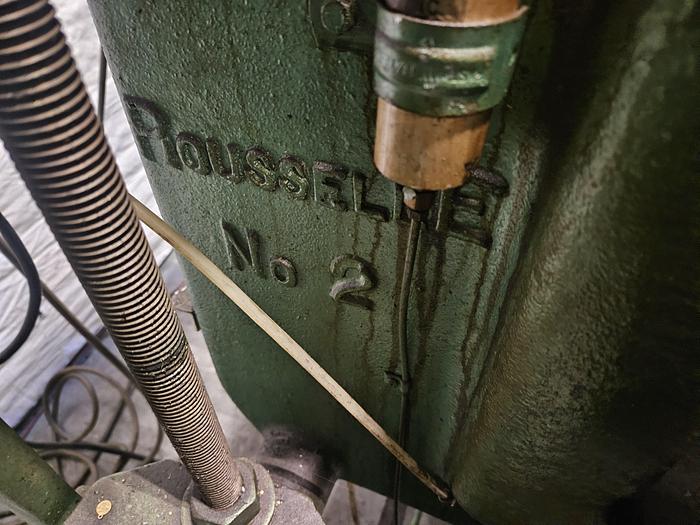 Used 15 Ton Rousselle Punch Press Air Clutch Air Brake 2" Stroke Variable Speed Control