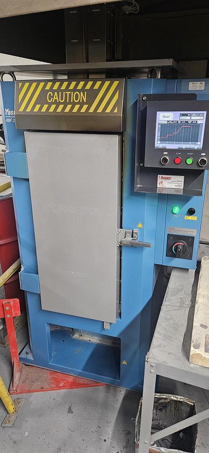 Used YASUI RBF32/21 ROTARY BURNOUT FURNACE Programmable Touchscreen Control – 220V / 60 Amp – 2024 – Excellent Condition