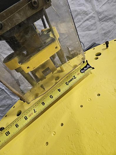 Used Hugold Automated Stamping Crimping Air Press with Rotary Table and Tooling