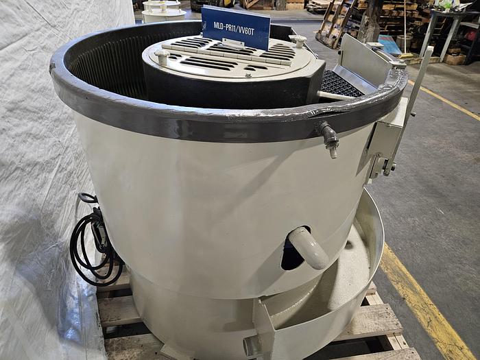 Used Sweco 10 Cubic FT Vibratory Finisher with Automatic Separation Smooth Polish Metal Plastic Fast Pristine! 