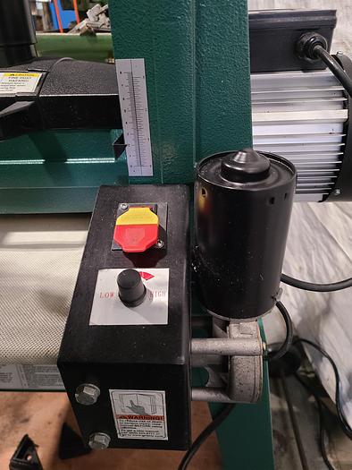 Used Grizzly Model G0716 10 Inch Drum Sander Conveyor Sand Wood Flat