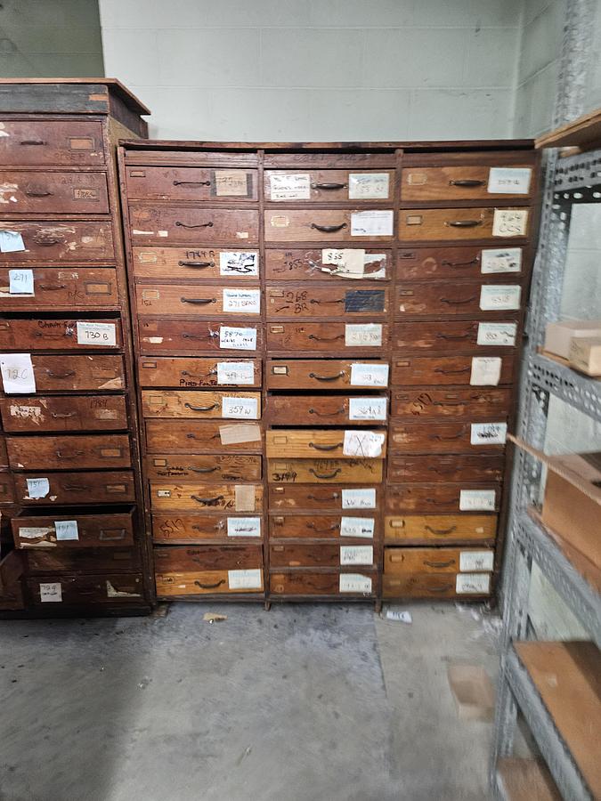 Used Vintage Wooden Storage Cabinets