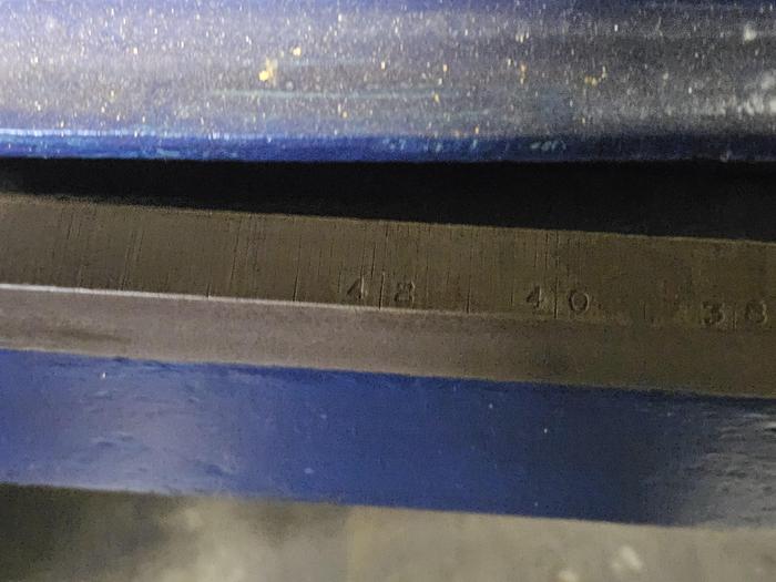 Used Pexto Model 299B Motorized Ring & Circle Cutter sheet metal shear 20 GA x 42" 110V