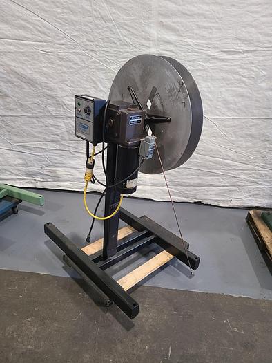 Used Motorized Stock Material Payoff Reel Feed for Stamping Press 110V with Dancer Arm