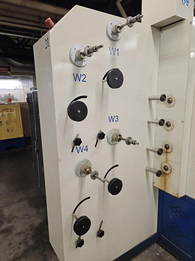 Used 2006 G.B. F.lli Bertoncello Srl. LINX 104 Four Strand Wire Annealing Furnace for continuous annealing of wires and metal strips