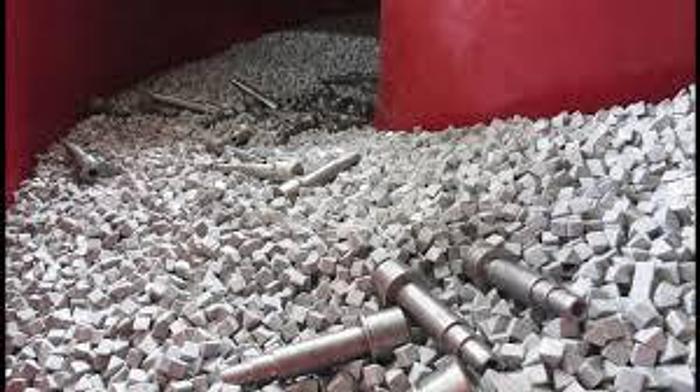 Used Belair FM-4000 1.3 CF Vibratory Finishing Machine 110V Polish Metal Plastic Debur