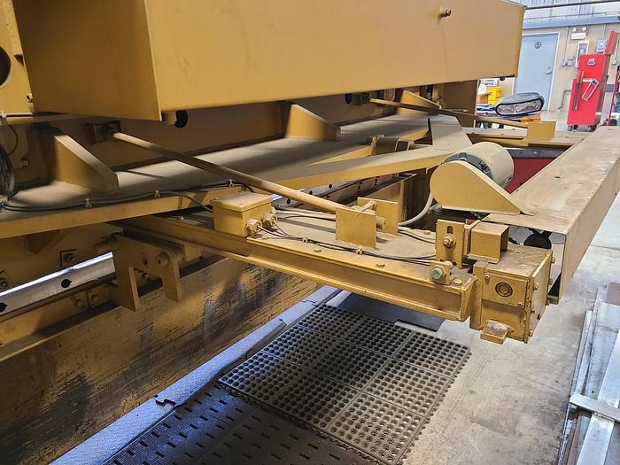 Used Standard Model CS 375-10 Metal Shear New 2006 with Back Gauge