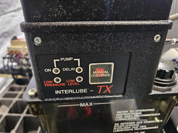 Used Tecalemit Interlube TX Automatic Lubrication System Pump 220V Bijur Type TESTED!!