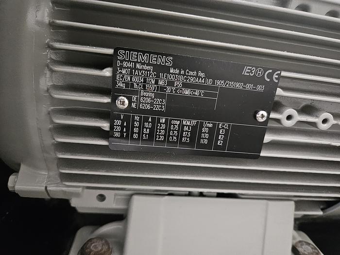 Used Rapid Model 150-21 Plastic Grinder Granulator 6 x 8 inch Throat 3 HP 220V 3Phase