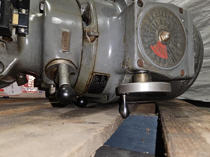 Used Bridgeport Variable Speed Mill Head 1-1/2 HP 230V 3 Phase HEAD REPLACEMENT ...TESTED!!!