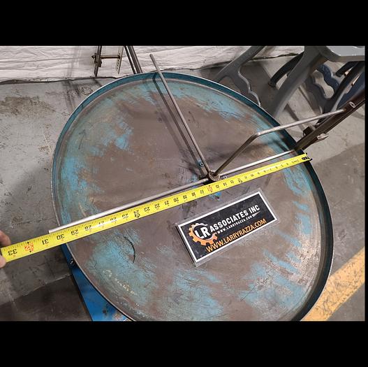 Used 30" Motorized Material Stock Reel 110 Volts