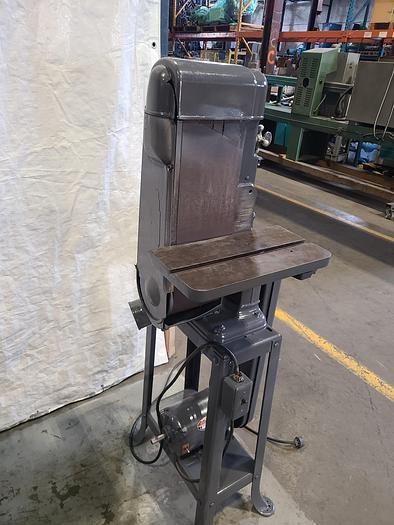 Used 6 Inch Dayton Belt Sander 110 Volt Cast Iron Heavy Duty