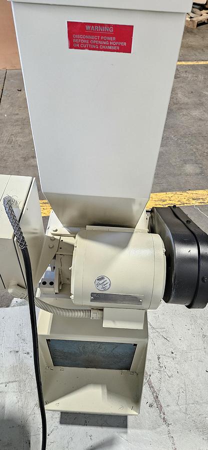 Used NELMOR MODEL G810 GRANULATOR / PLASTIC GRINDER – 10" x 10" FEED OPENING – 5 HP – 230/460V 3 PHASE