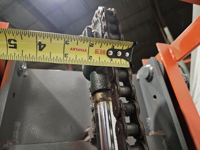 Used Beech Presto Electric Lift Truck with Roller Table Slide Heavy Items 70 inch max height 12 volt with charger