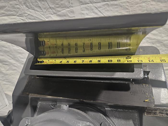 Used Cooper Weymouth 6" Scrap Chopper Recycle Shred Metal Brass Steel Copper Flat Stock with extra blades!