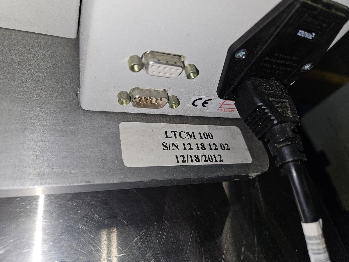 Used CHATILLON / AMETEK LTCM-100 MOTORIZED FORCE TEST STAND WITH ACCUFORCE II DIGITAL GAUGE – 120V – EXCELLENT CONDITION