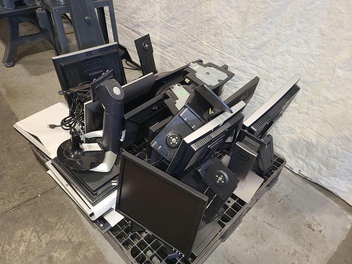 Used One Lot of 10 Inch Flat Screen Monitors All for one price