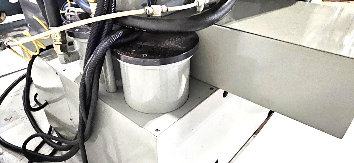 Used BELMONT TECHNOLOGIES CNC SINKER EDM – 60 AMP POWER SUPPLY – ORBITAL EDM HEAD – DROP TANK – FIRE SUPPRESSION – 220V 3 PHASE