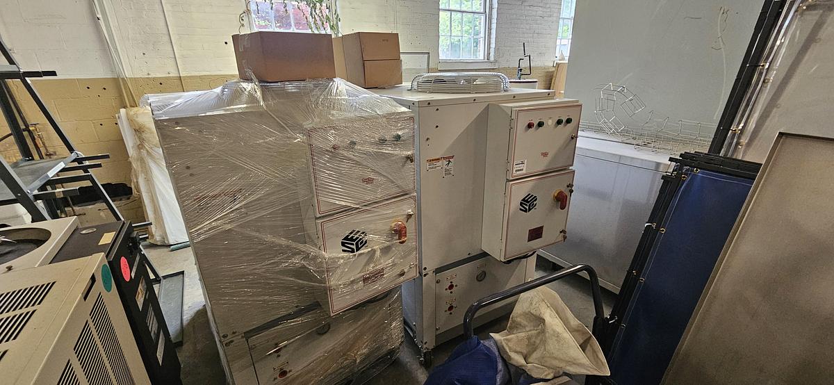 Used SCHREIBER MODEL 200AC INDUSTRIAL PROCESS CHILLER – 460V – CAREL pCO DIGITAL CONTROLLER – REMOTE CONTROLLER INCLUDED – TWO AVAILABLE